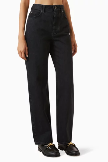 Anagram Wide-leg Jeans in Denim