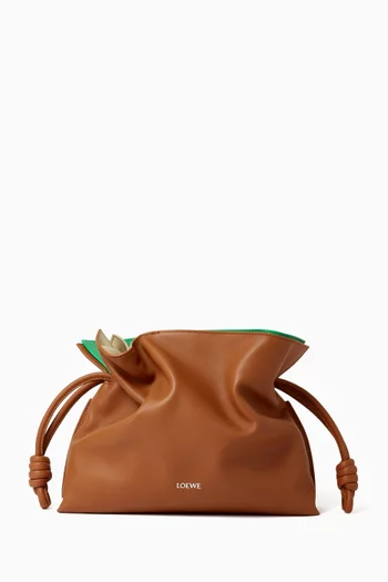 Medium Flamenco Cutch in Nappa Calfskin