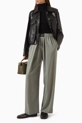 Logo Wide-leg Pants