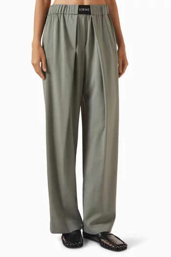 Logo Wide-leg Pants