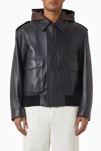 Hooded Jacket in Cotton