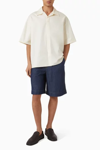 Bermuda Shorts in Denim