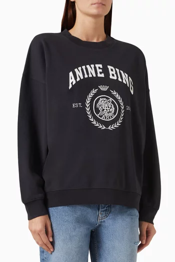 Miles Collegiate Sweatshirt in Cotton Fleece