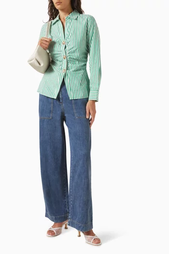Caralyn Striped Shirt in Cotton
