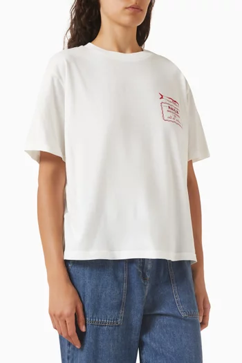 Souvenir Logo T-shirt in Cotton-jersey