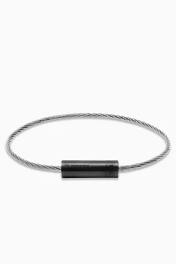 7g Cable Bracelet in Brushed Ceramic