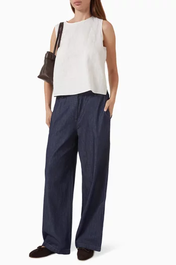 High-waisted Wide-leg Pants