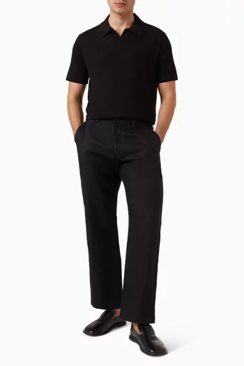 Aden Straight Leg Pants in Linen