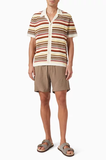 Lars Polo Cardigan in Knit