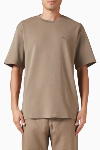Logo T-shirt in Cotton-blend