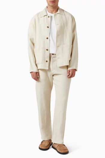 Morgan Hybrid Blazer in Linen