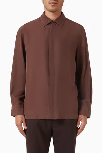 Tailored Shirt in Silk