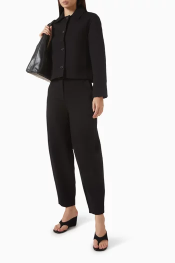 Rounded Jacket in Jersey