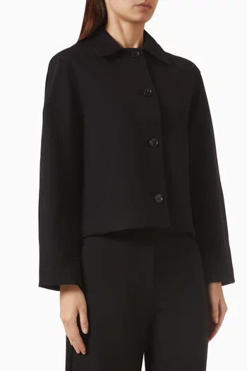 Rounded Jacket in Jersey