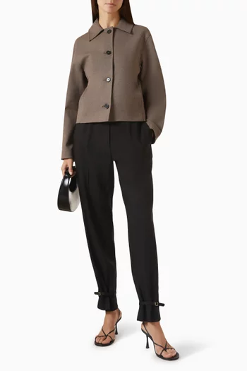 Rounded Jacket in Jersey