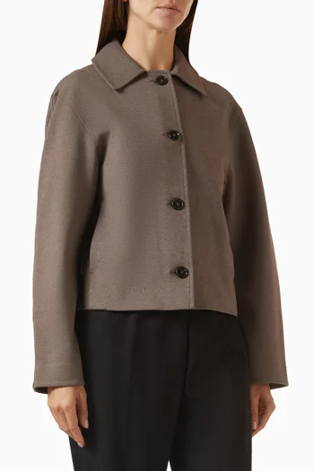 Rounded Jacket in Jersey