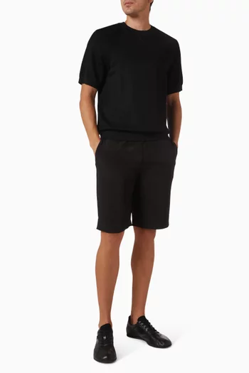 Tailored Shorts in Silk