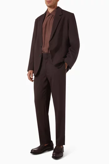 Fluid Slim-fit Pants in Wool