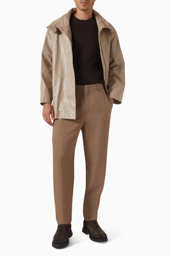 Fluid Slim-fit Pants in Twill