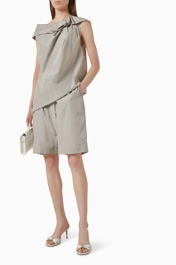 Tailored Shorts in Cotton Blend