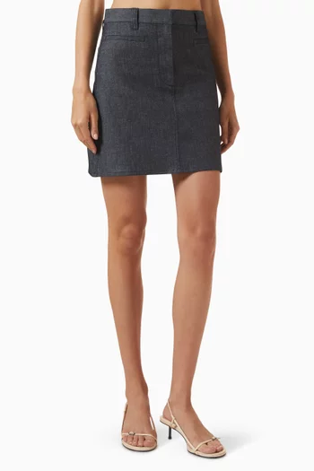 Mini Skirt in Denim