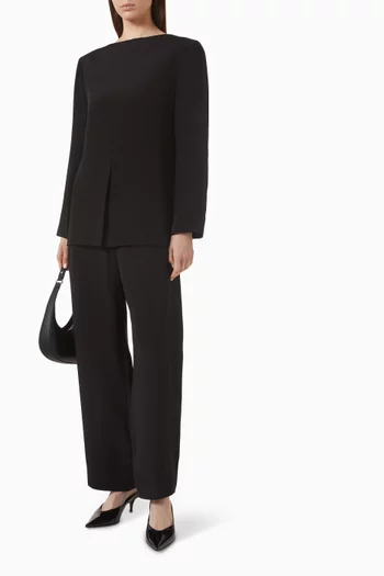 Tailored Top in Silk