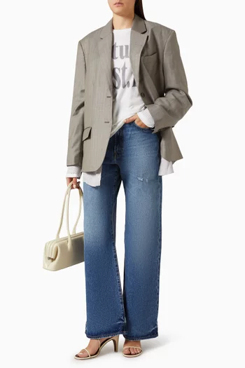 Layered Suit Blazer in Wool