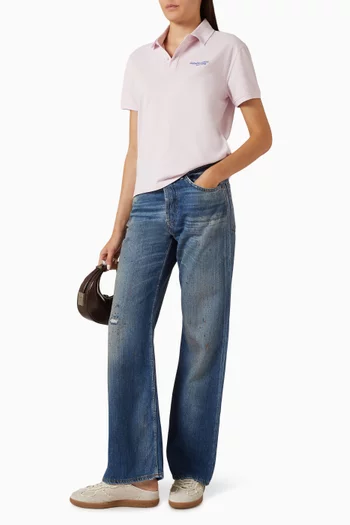 Distressed Jeans in Denim