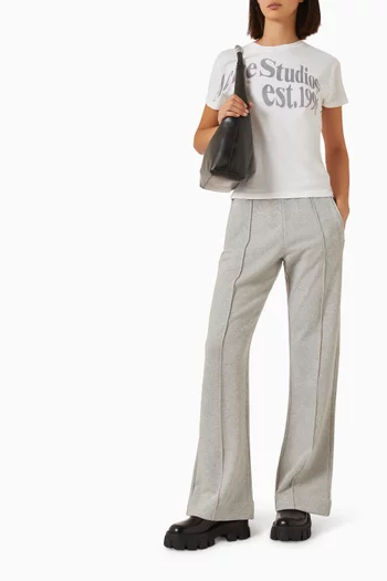 Logo Pants in Fleece