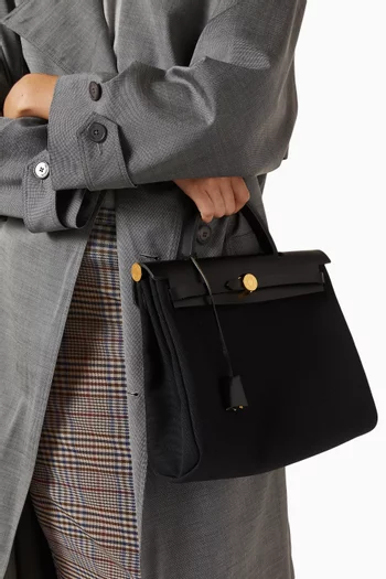 Herbag Zip 31 Bag in Canvas & Leather