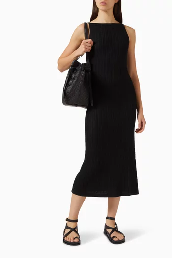 Cable-knit Dress in Silk Blend