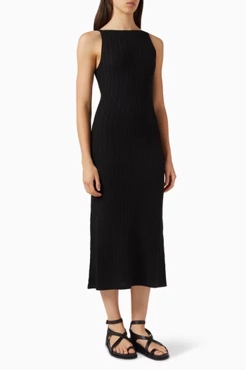 Cable-knit Dress in Silk Blend