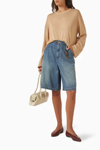 Fine-knit Crewneck Sweater