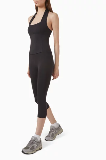 Capri Leggings in Stretch-nylon
