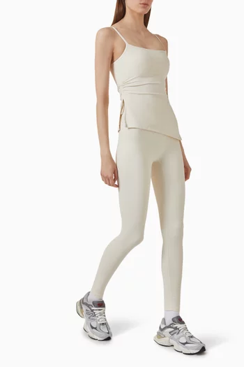 Mira Asymmetric Top in Stretch-nylon