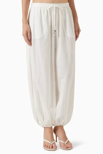 Serenia Balloon Pants in Cotton-dobby