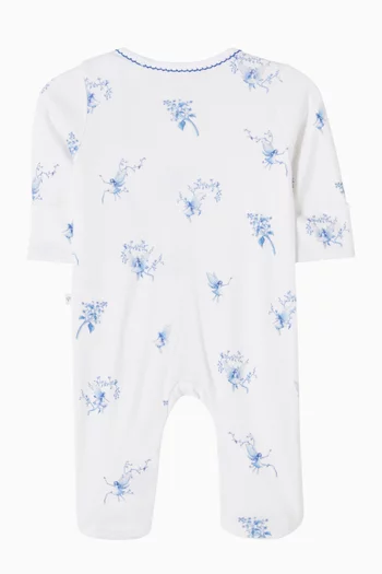 Fairy-print Sleepsuit