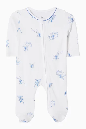Fairy-print Sleepsuit
