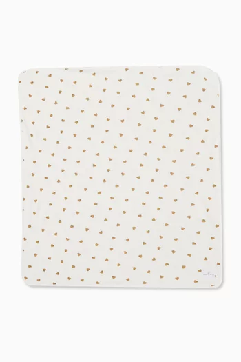 Heart Blanket in Bamboo-blend