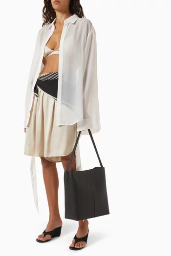 Kaia Bucket Bag in Leather