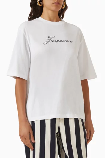 Le T-Shirt Jacquemus in Cotton