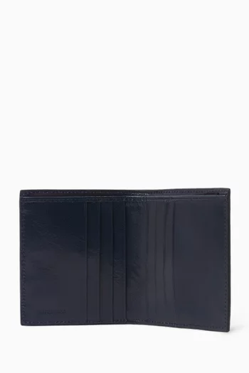 Bi-fold Wallet in Woven Leather