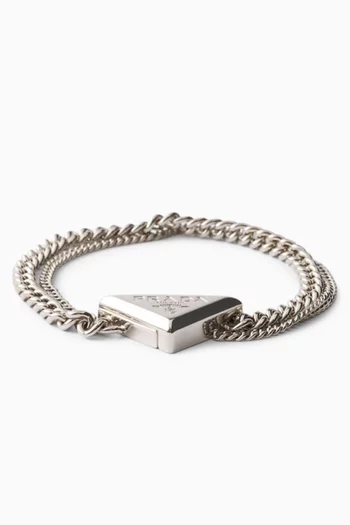 Logo Bracelet in Metal