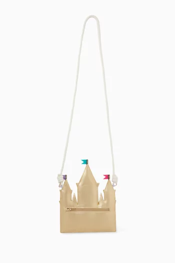 Rainbow Castle Bag & Hair Clips Set