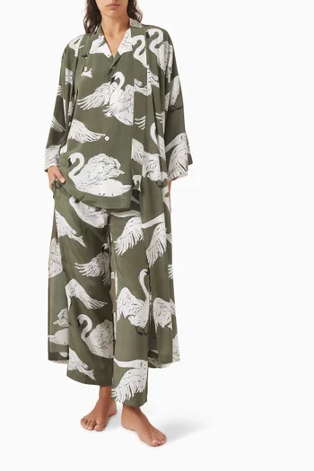 Casablanca Pyjama Set in Silk Crepe de Chine