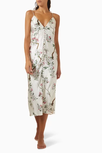 Ilse Slip Dress in Silk Satin