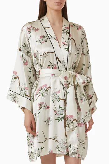 Mimi Ana Blossom Robe in Silk