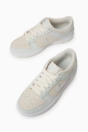 Dunk Low-top Sneakers in Leather