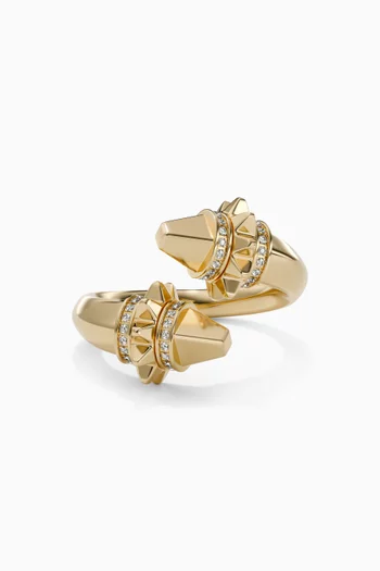 Hab El Hayl Diamond Ring in 18kt Yellow Gold