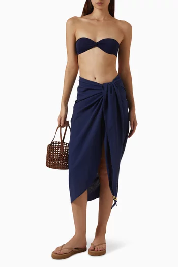 Winnie Wrap Pareo in Cotton Blend